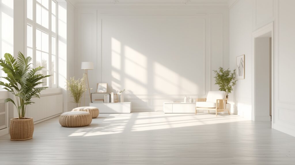 Uporządkowane wnętrze domu ułatwiające codzienne funkcjonowanie