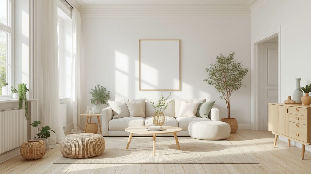 Uporządkowane miejsce w domu poprawiające codzienny komfort